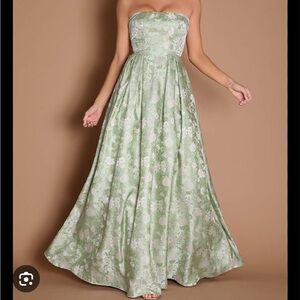 ISO Azazie Wanda Mint Frost Gown
